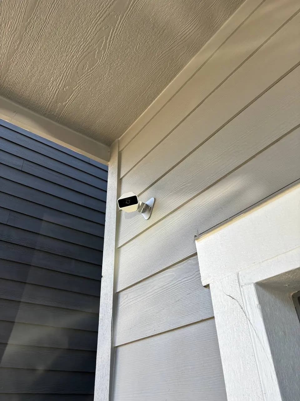 Security camera porch corner — Security cameras & video doorbells — recent installs, HANDY TEAM PRO