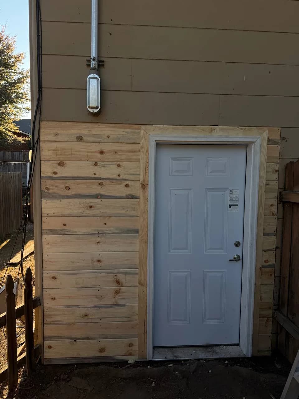 Pine siding on a Beaverton wall — Outdoor Installation & Assembly photo 1, HANDY TEAM PRO